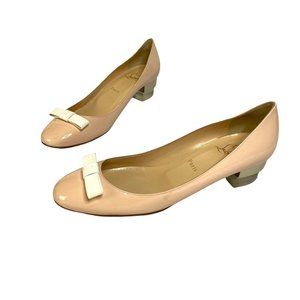 Louboutin Nude Light Pink Patent Leather Zerlisix… - image 1